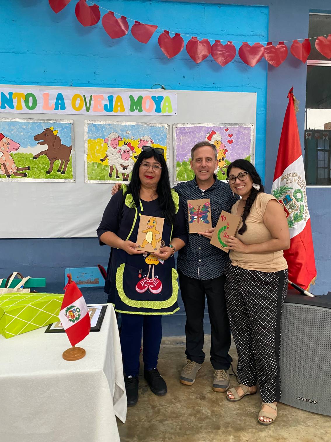 Jesse and Nancy with teacher