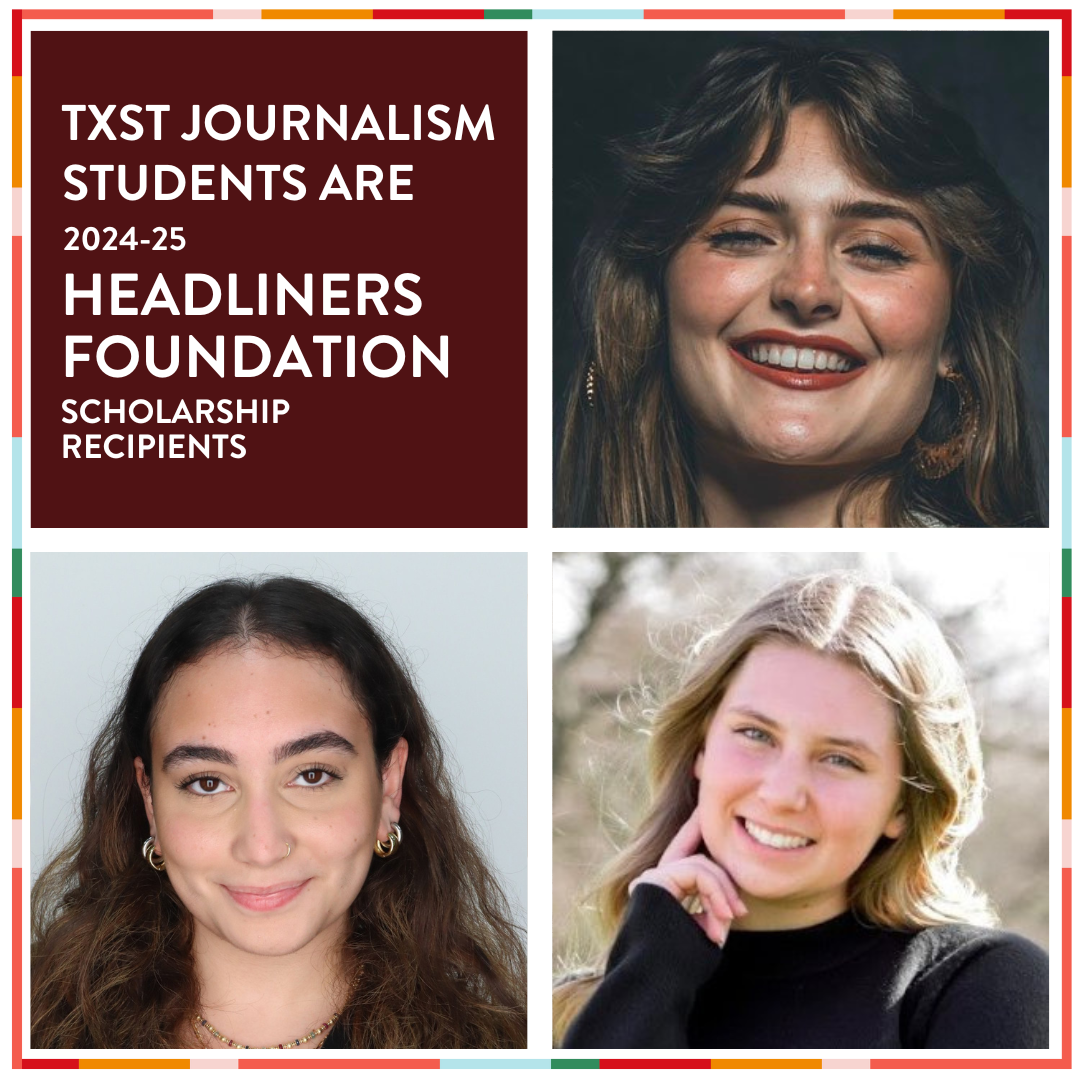 TXST Journalism Students win scholarships - cover photo
