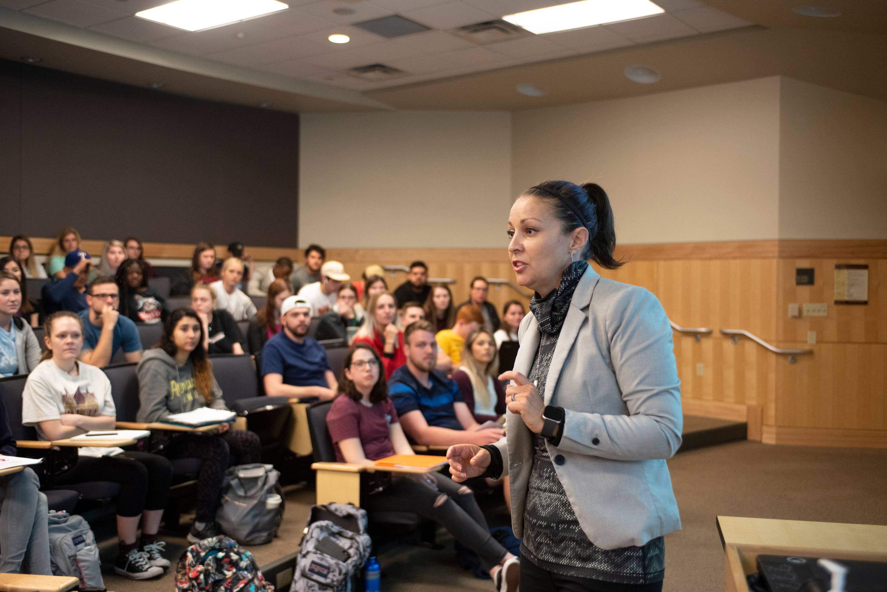 faculty teaching in McCoy hall