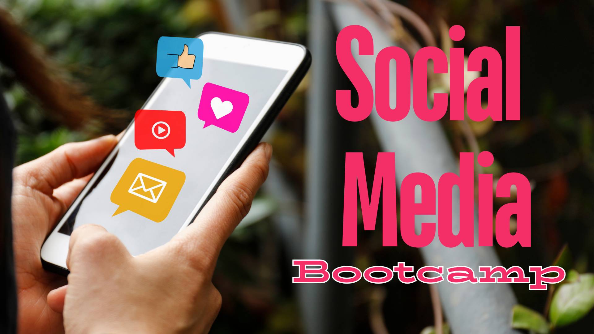 SOCIAL MEDIA BOOTCAMP Week 8/26-8/30