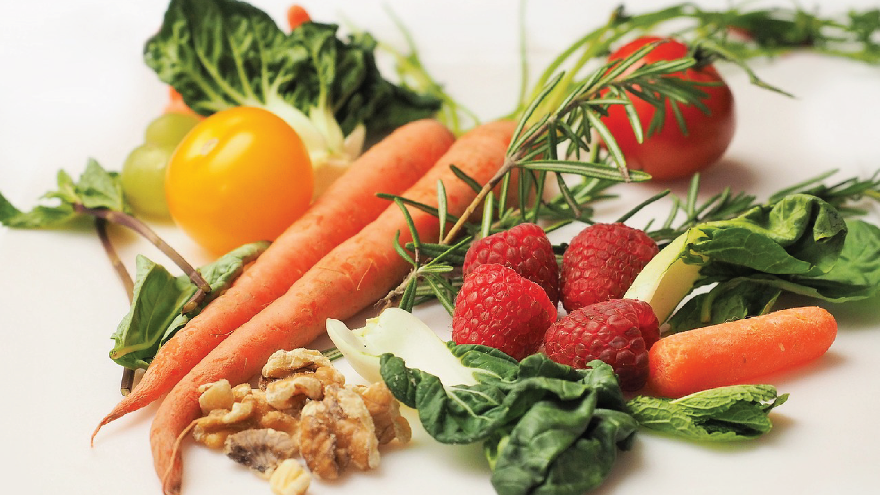 A close up of a variety of vegetables.