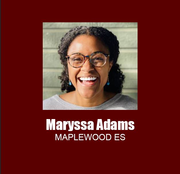Maryssa Adams of Maplewood ES