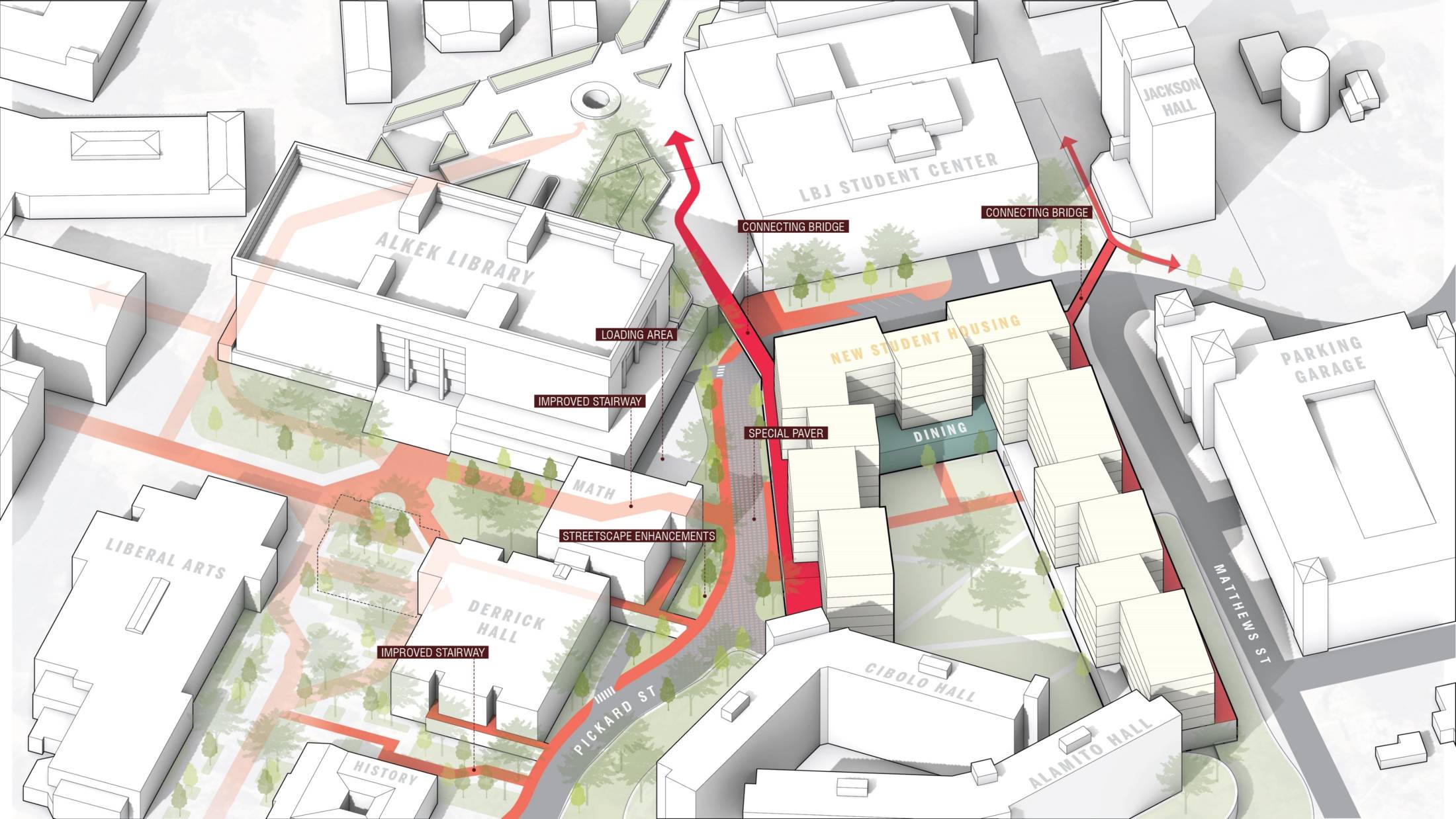 Hilltop Phase II - Housing & Dining - Concept Map