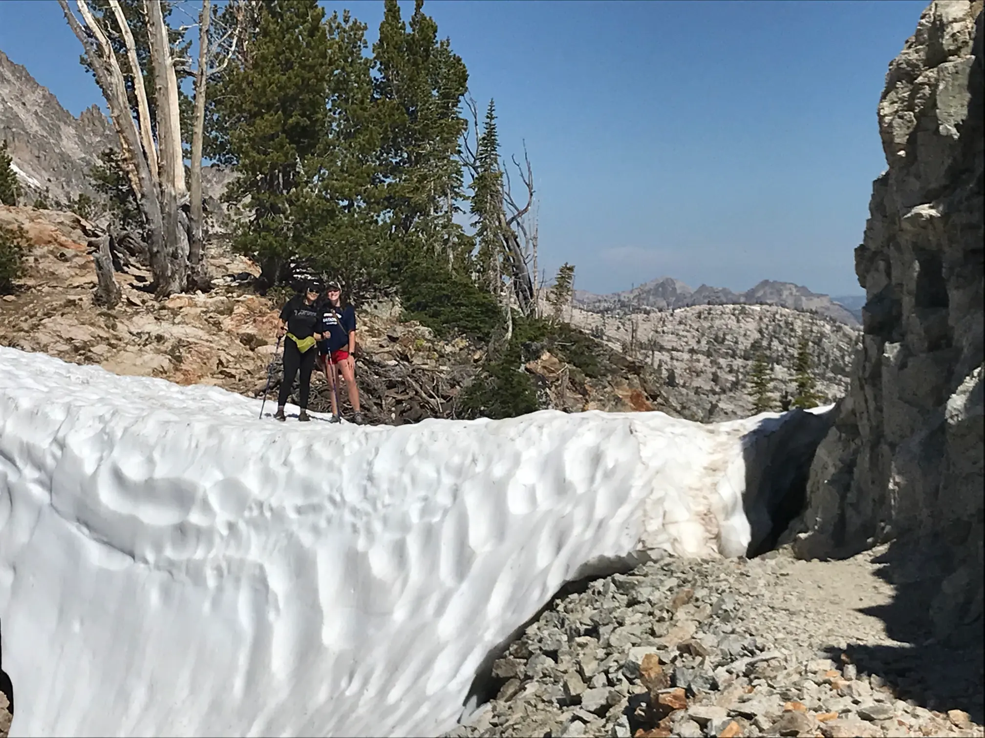 TXST students hiking