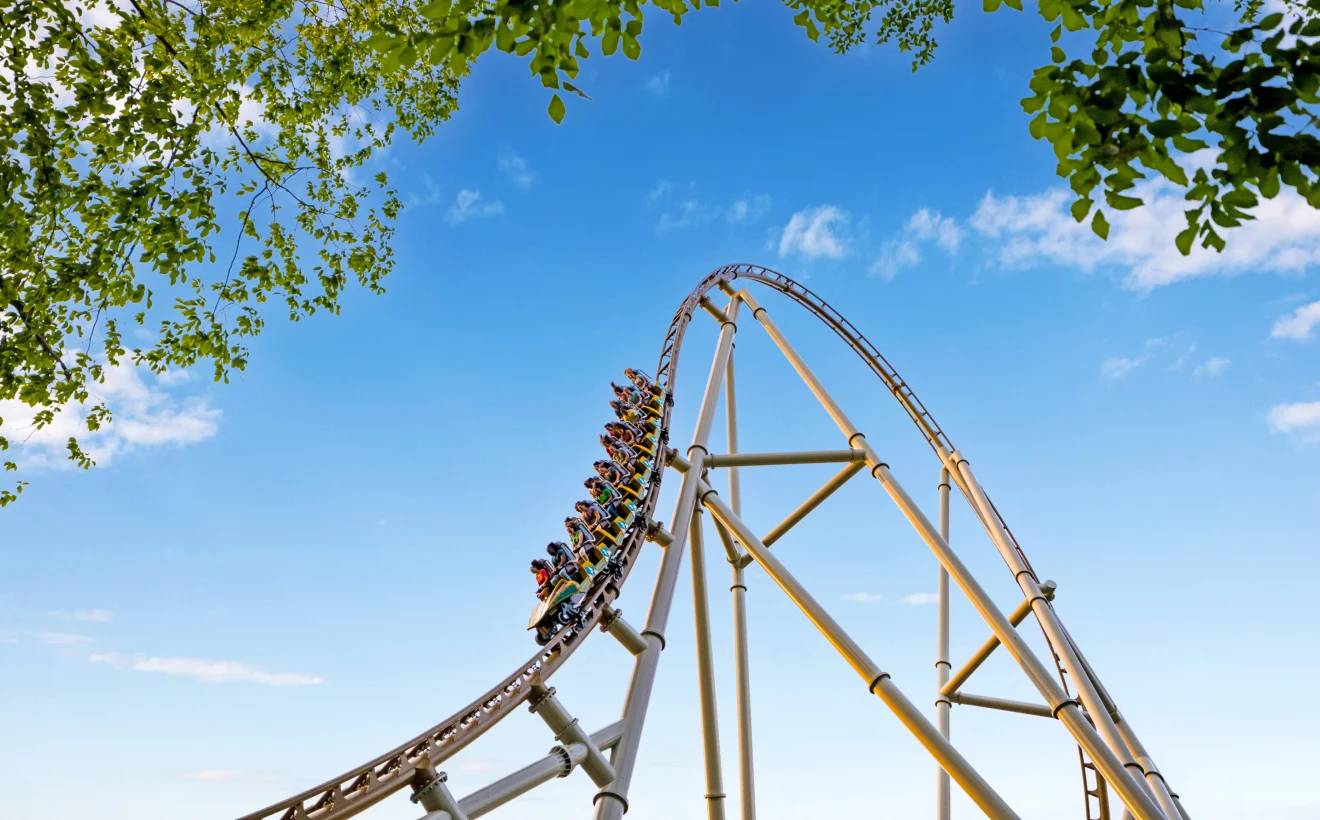 Busch Gardens roller coaster