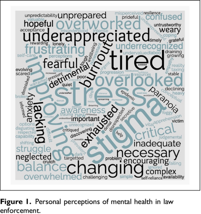 Figure 1: Personal perceptions of mental health in law enforcement