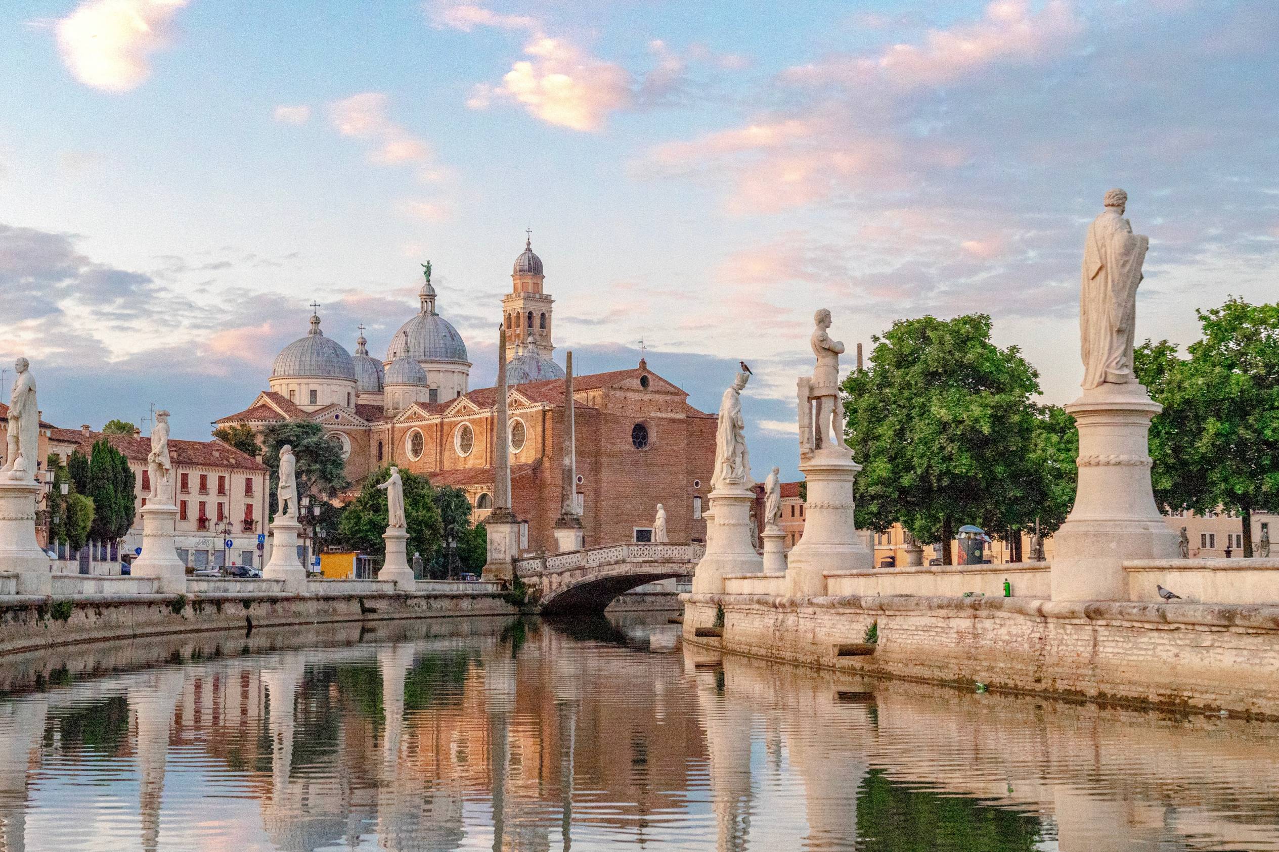 Canal in Padova Italy