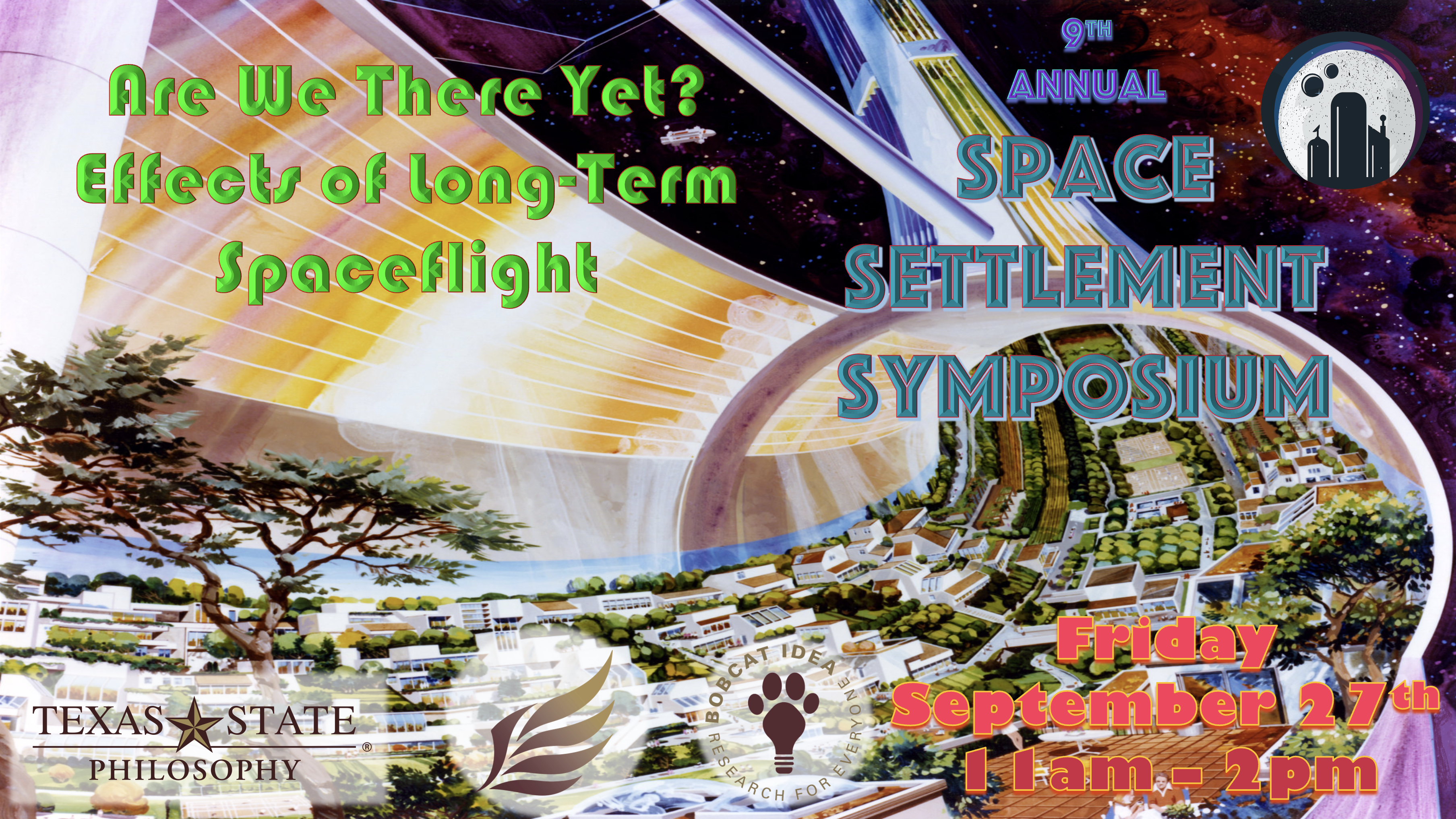 9th Annual Space Settlement Symposium slide