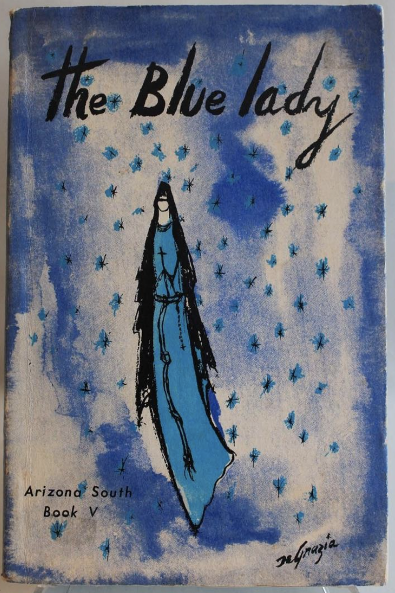 The Lady in Blue Book Cover