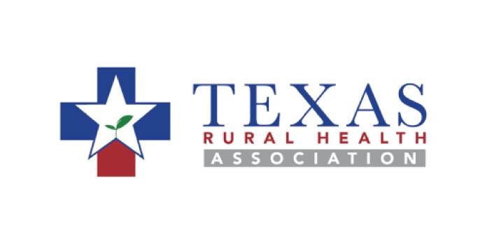 Texas Rural Health Association logo.