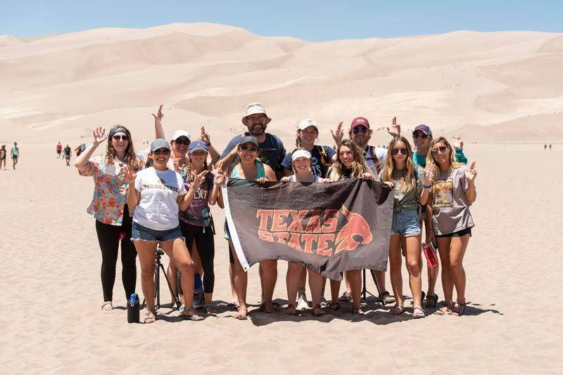 TXST students in national park