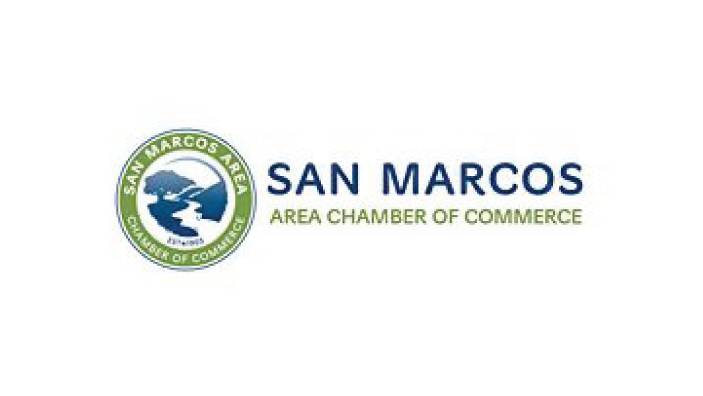 San Marcos Area Chamber of Commerce logo.