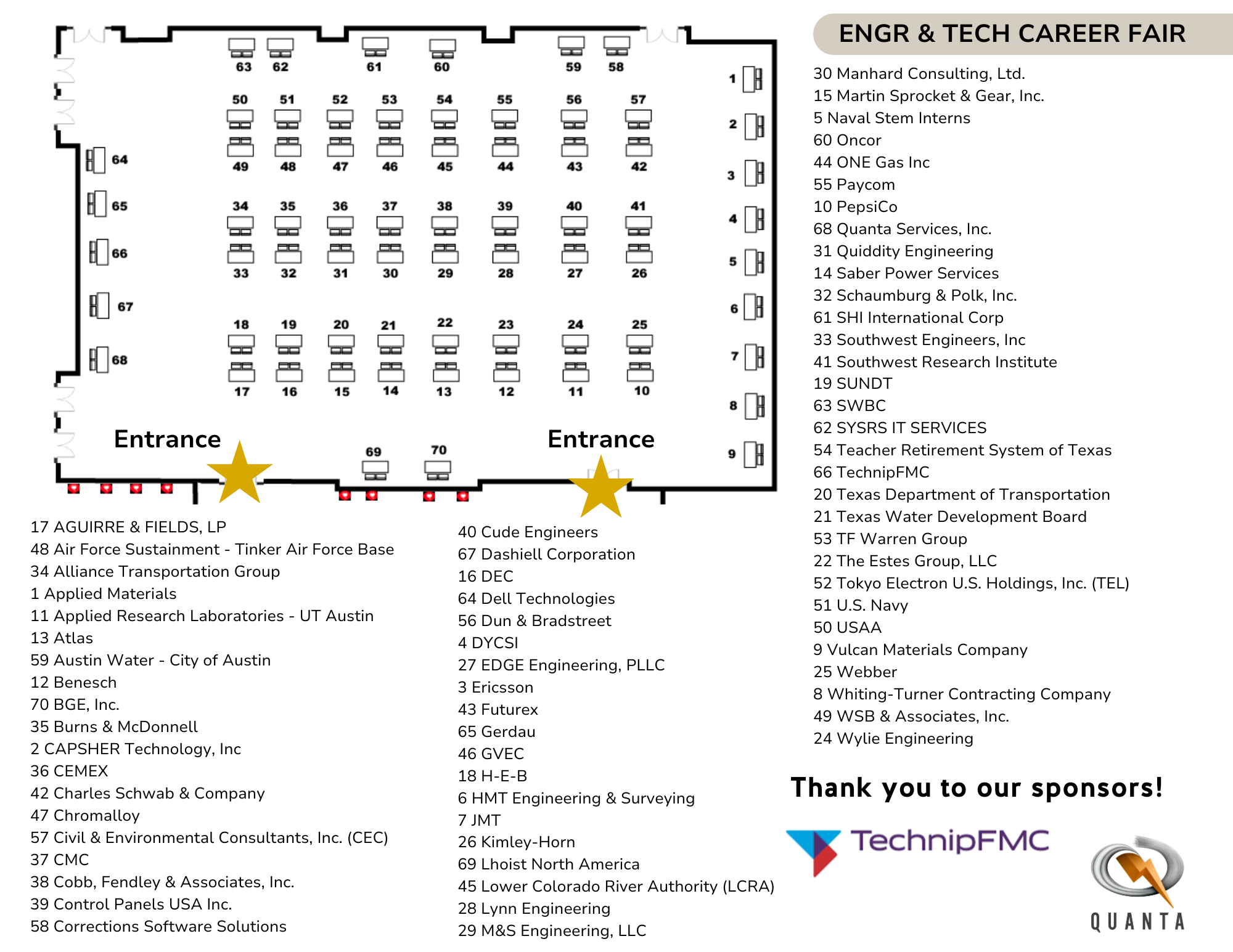 career fair map day 3