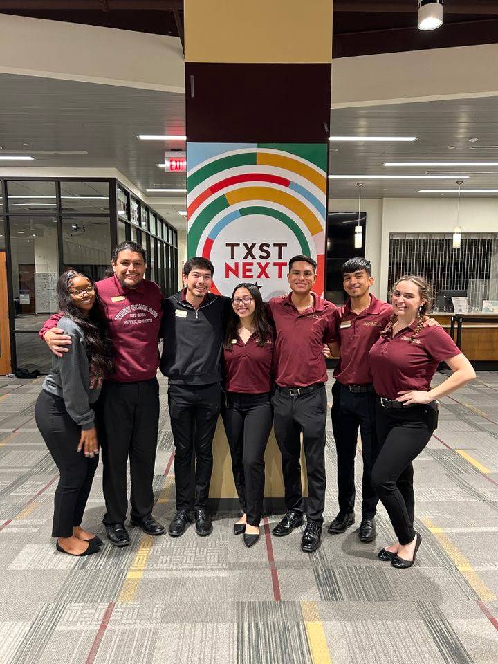 University Ambassadors in a group photo