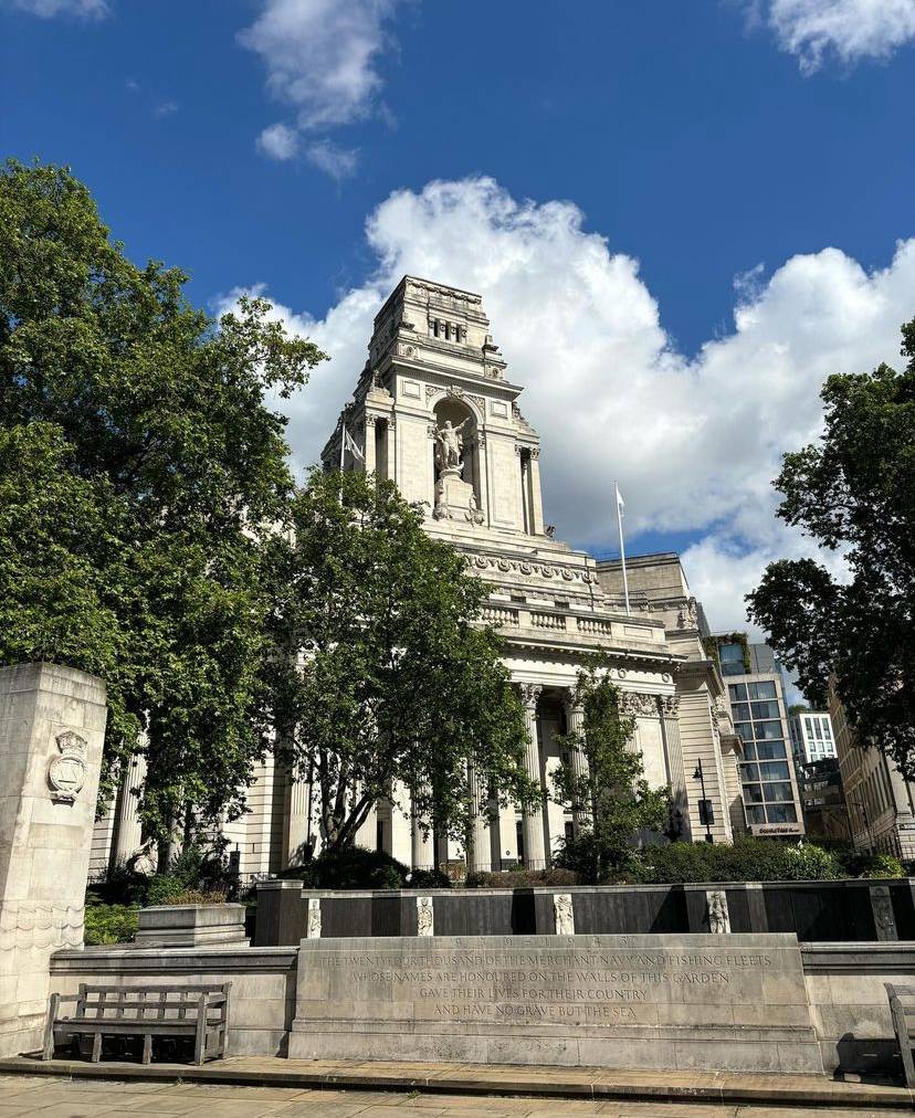 london tower on a bright sunny day with blue skies