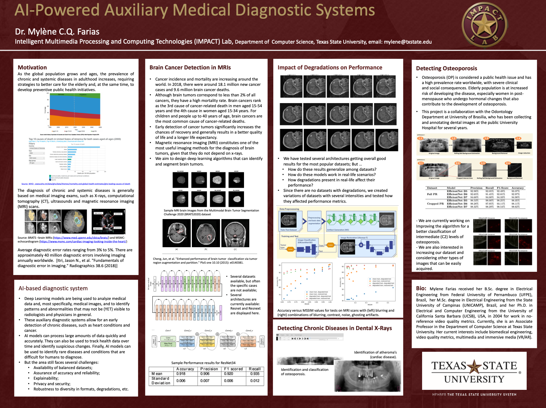 Graphic for poster winner 1 titled: AI-Powered Auxiliary Medical Diagnostic Systems