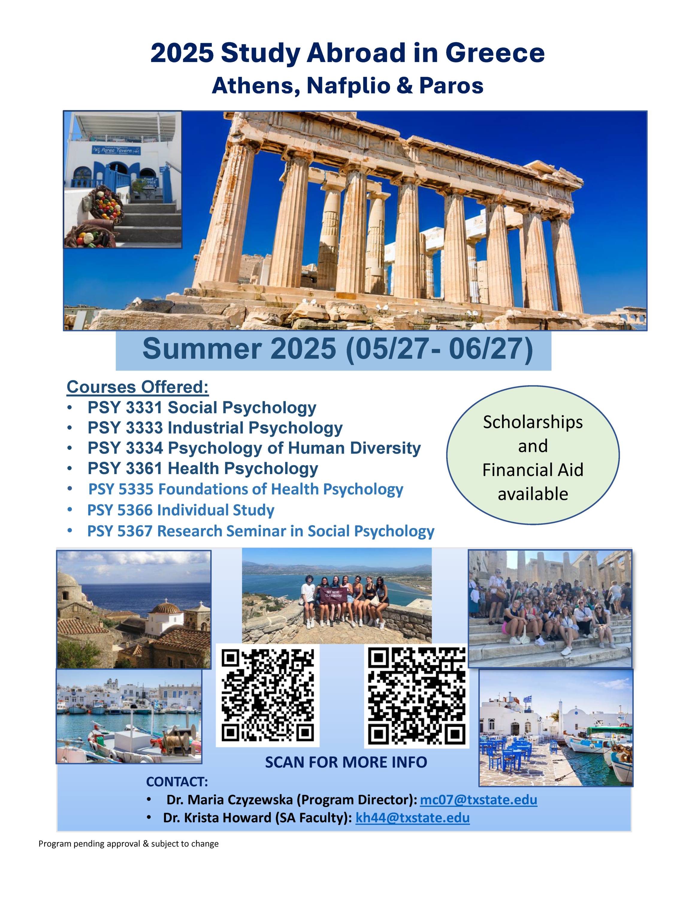 study abroad flyer