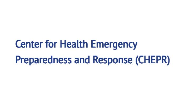 Center for Health Emergency Preparedness & Response (CHEPR) logo.