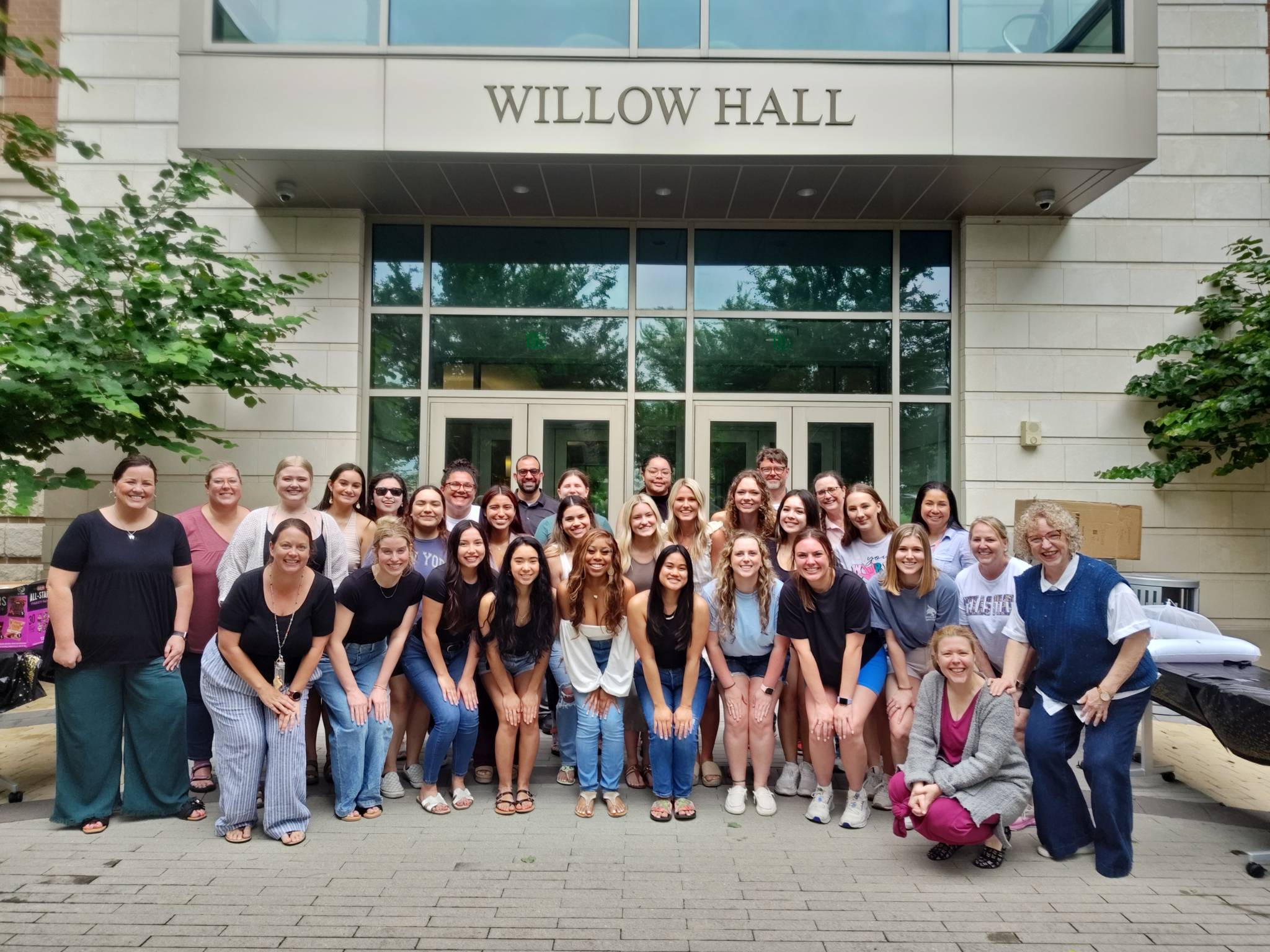 Faculty and students group picture