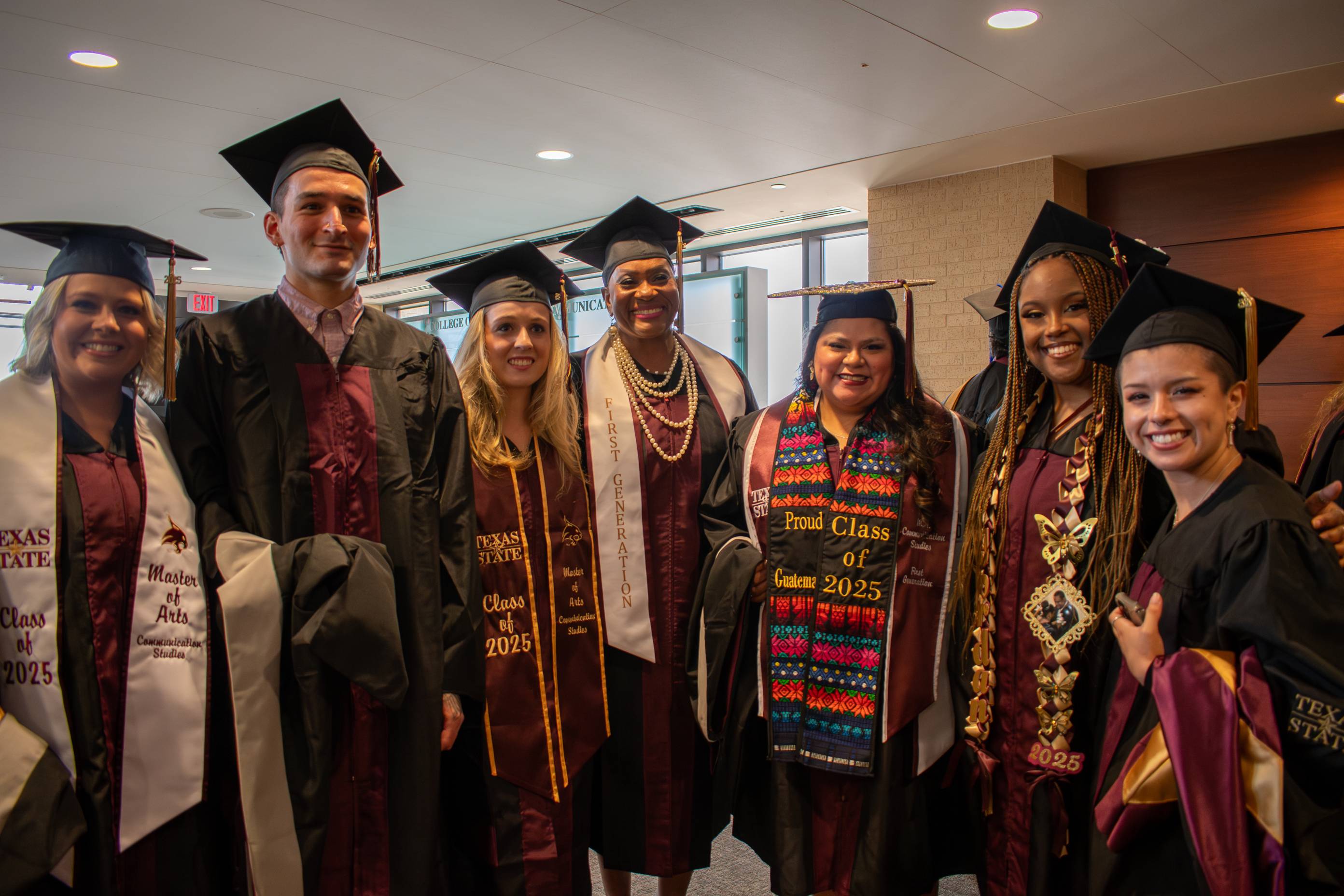 Masters Hooding Students