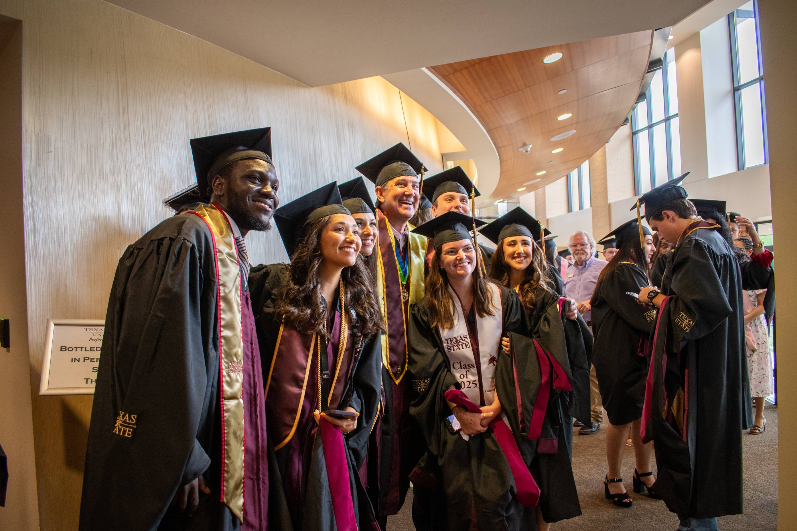 Masters Hooding Students