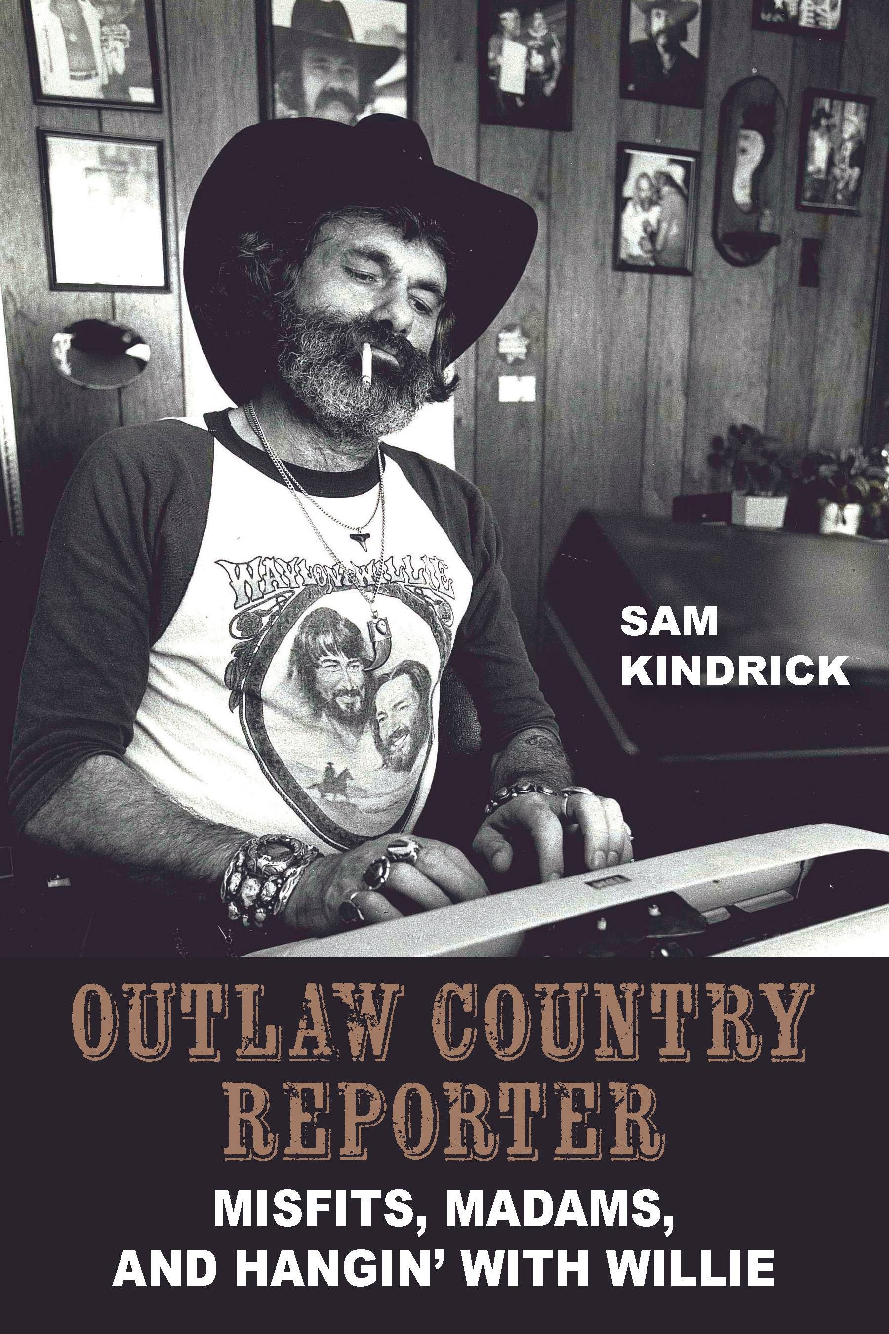 Photo of "outlaw Country Reporter" book cover.