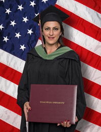 Photo of Dana Owidat, one of the 2020-2021 recipients of the Sue Biedermann Scholarship.