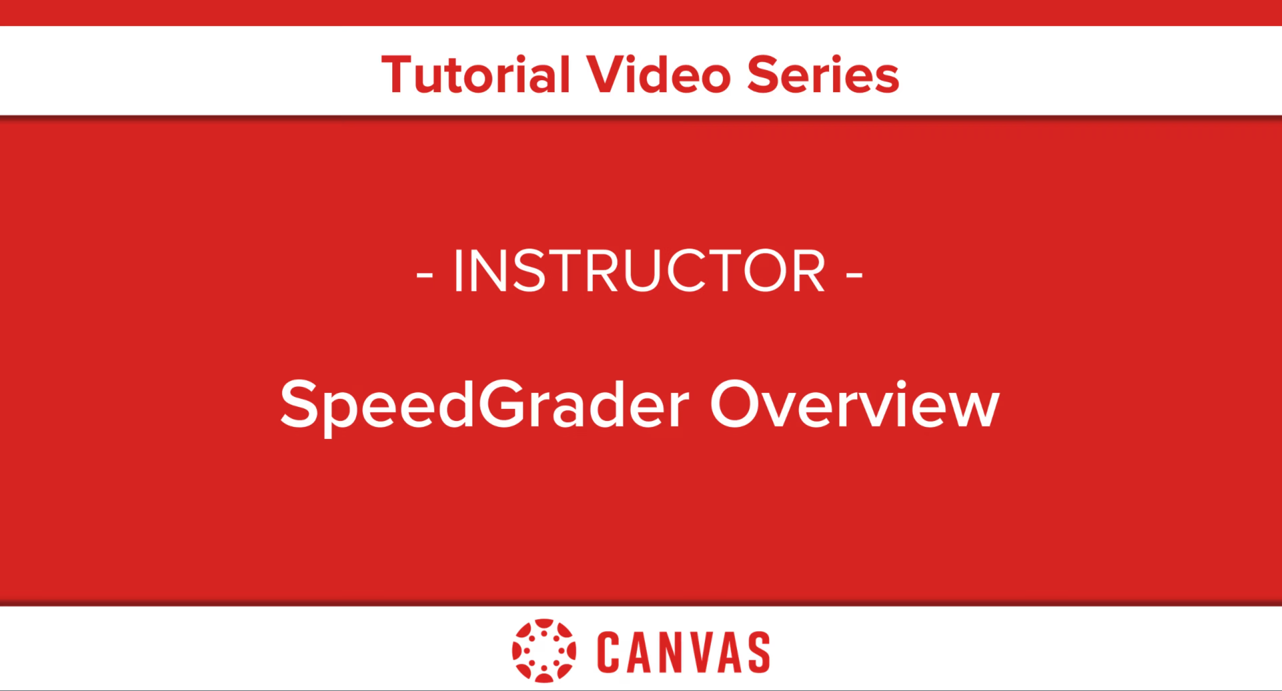 SpeedGrader Overview for Instructors