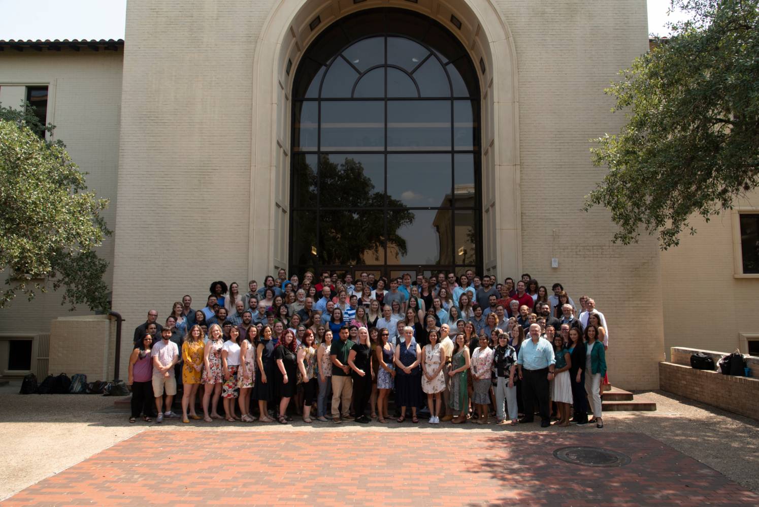 College of Liberal Arts Staff in front of the Liberal Arts College