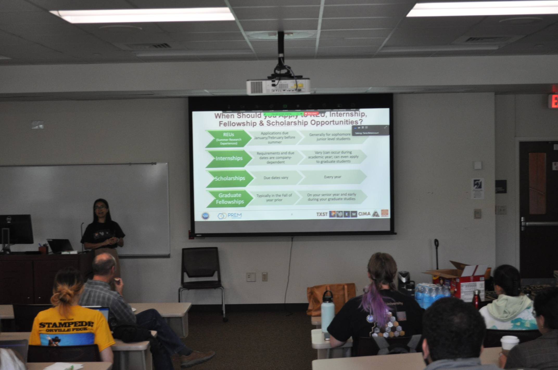 October 18 - PREM Workshop: Applying to REU, Internships, & Scholarships