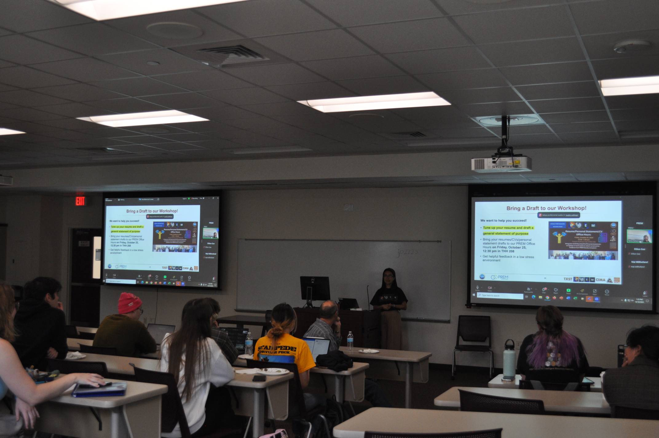 October 18 - PREM Workshop: Applying to REU, Internships, & Scholarships