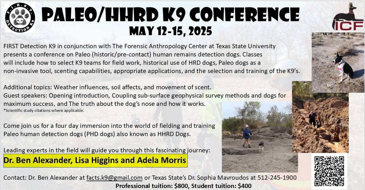 K9 Paleo Conference Flyer