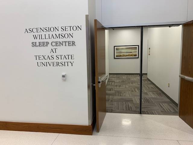 entrance of sleep center