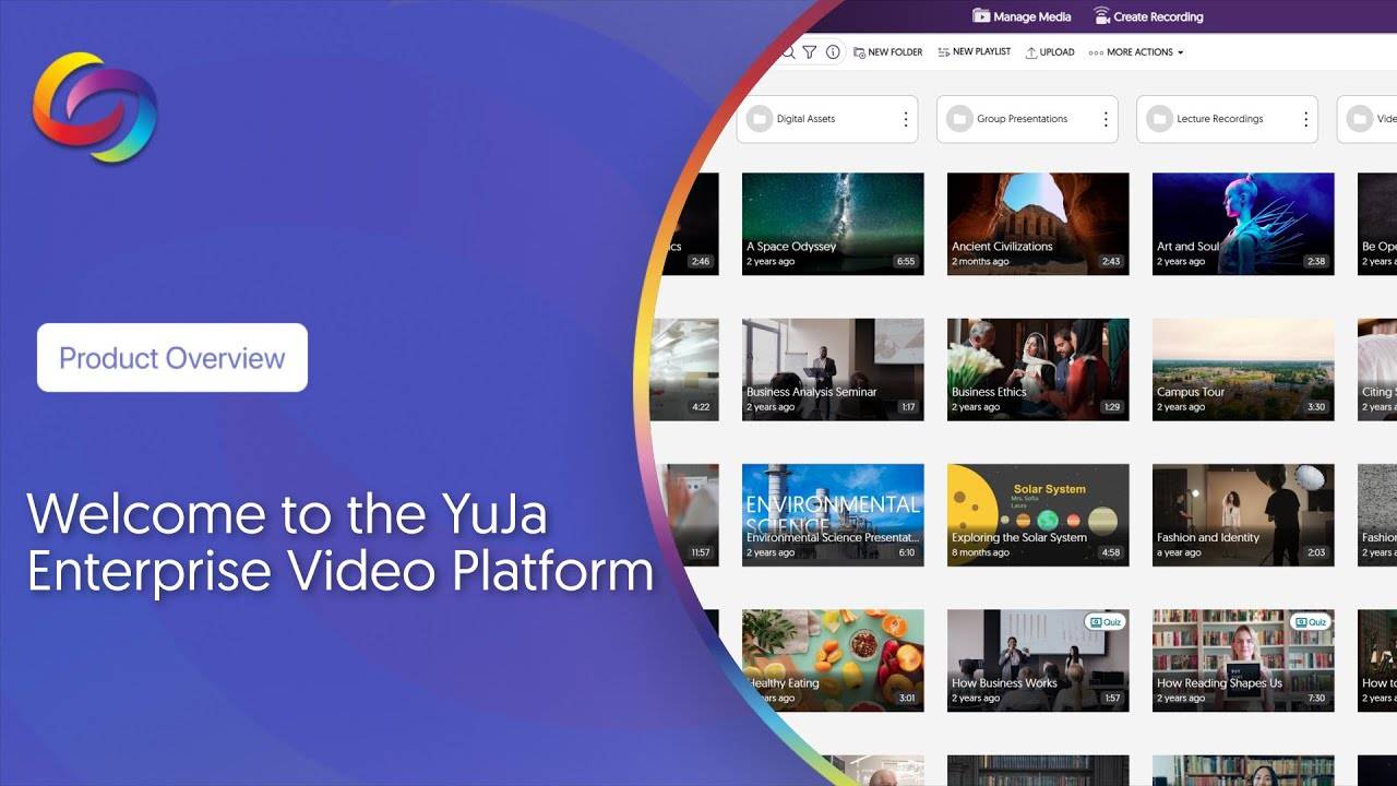 Welcome to the YuJa Enterprise VideoPlatform Video