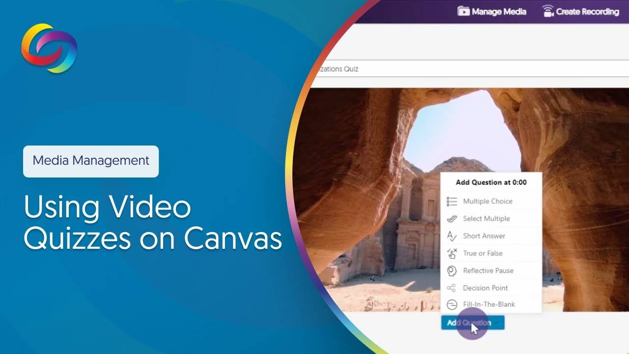 Using Video Quizzes in Canvas