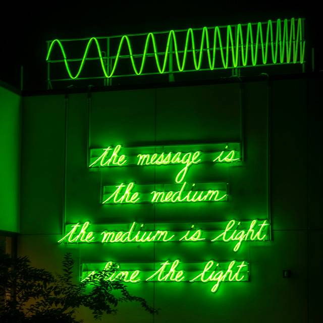 untitled (in the beginning was the photon) neon art