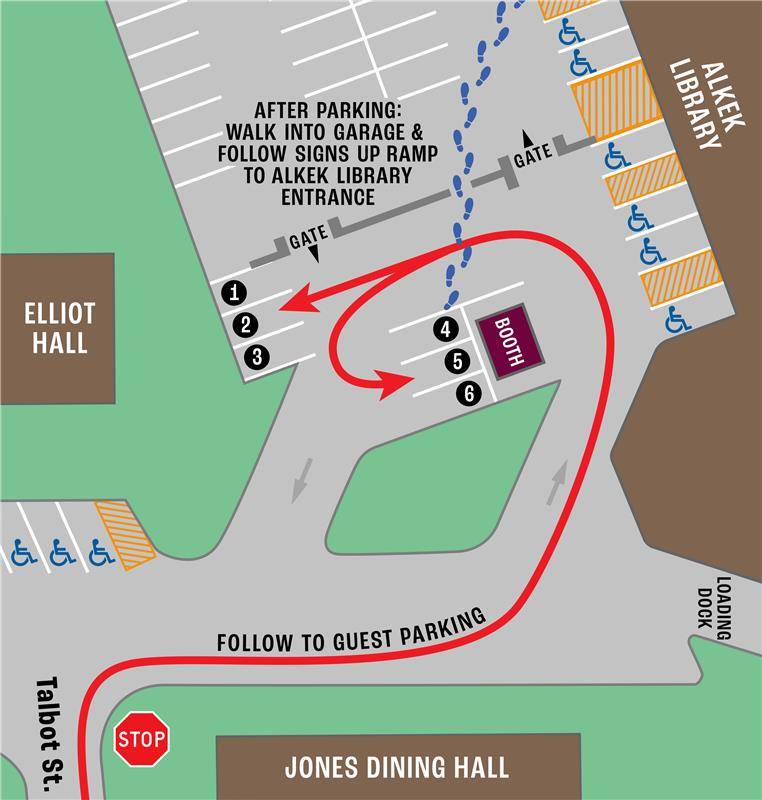 Alkek Library map with street view