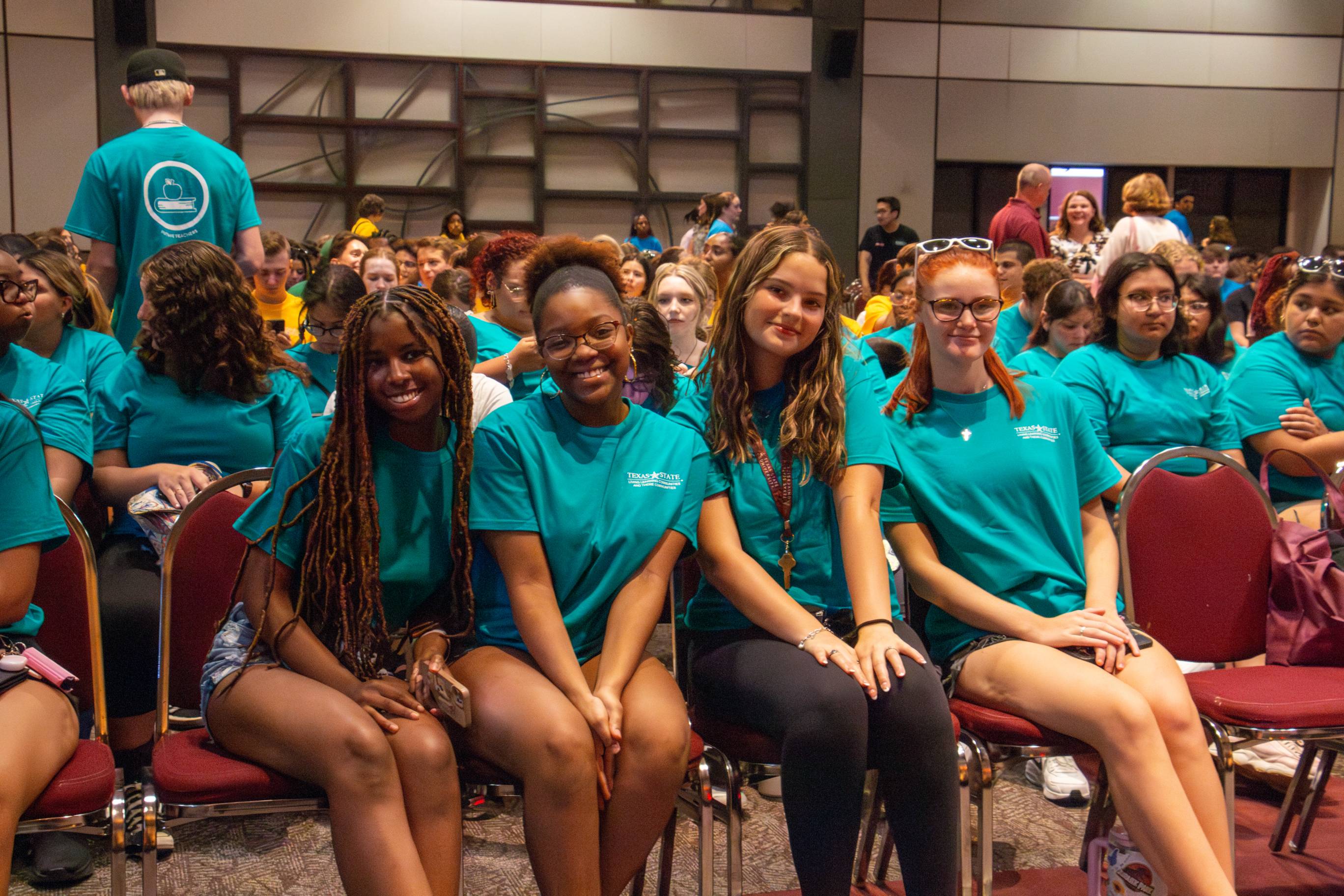 Group of students in an LLC