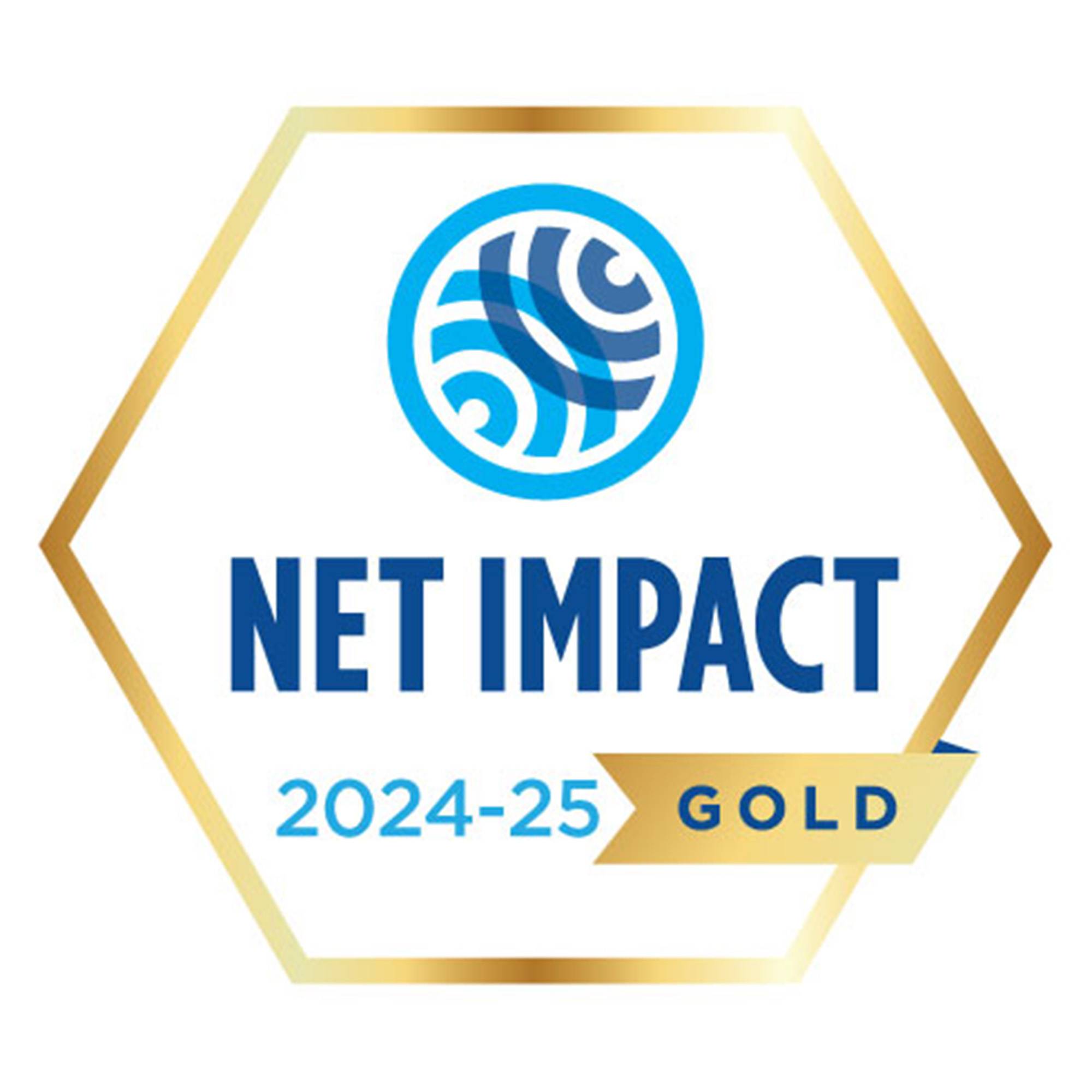 Net Impact Gold Status logo