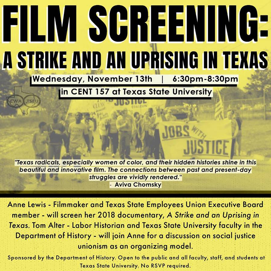 Strike and Uprising Film Screening