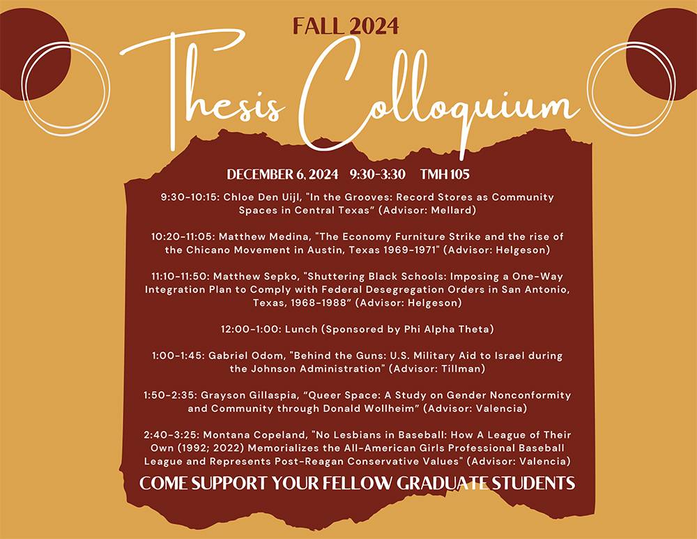 Thesis Colloquium