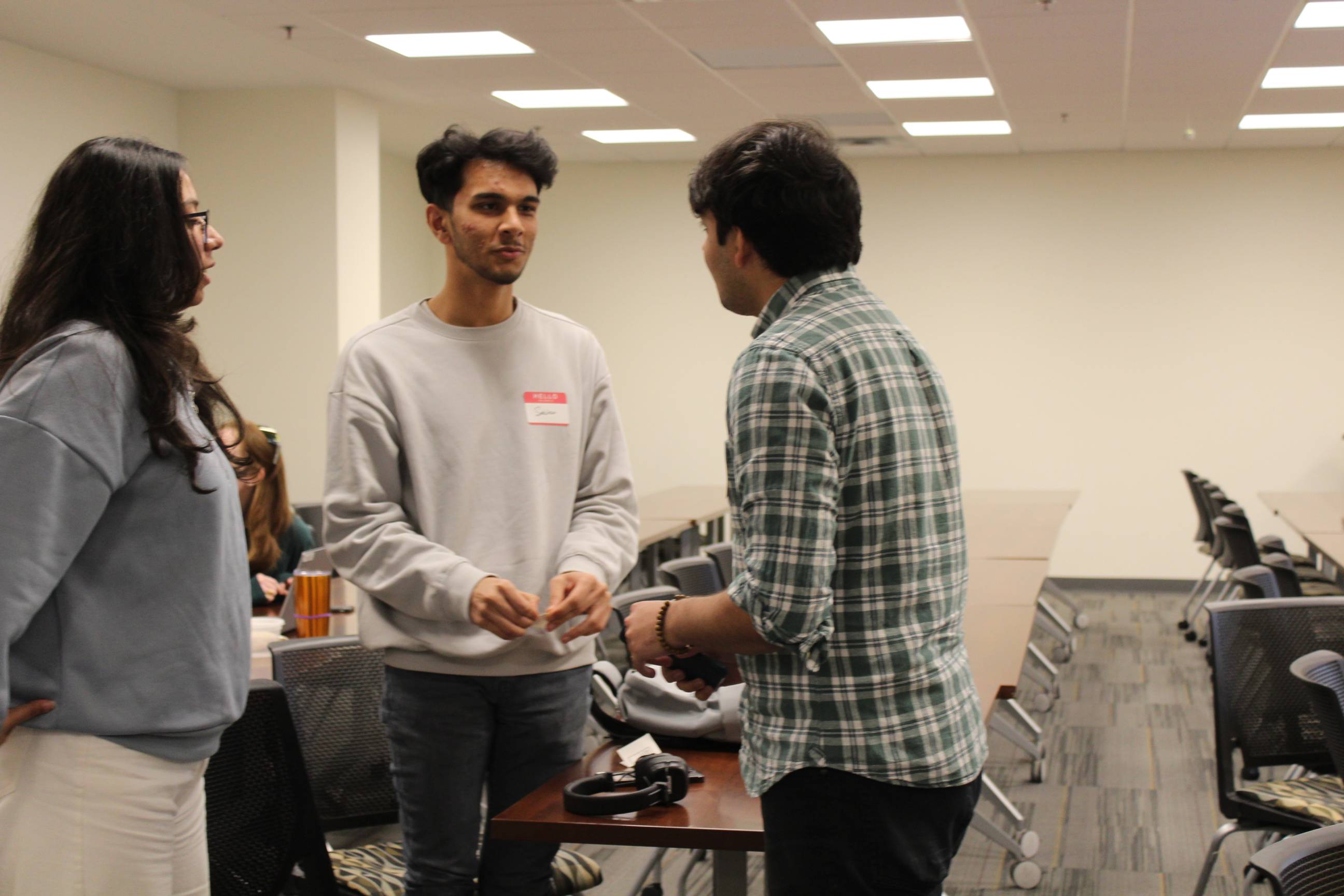 students meet to form team