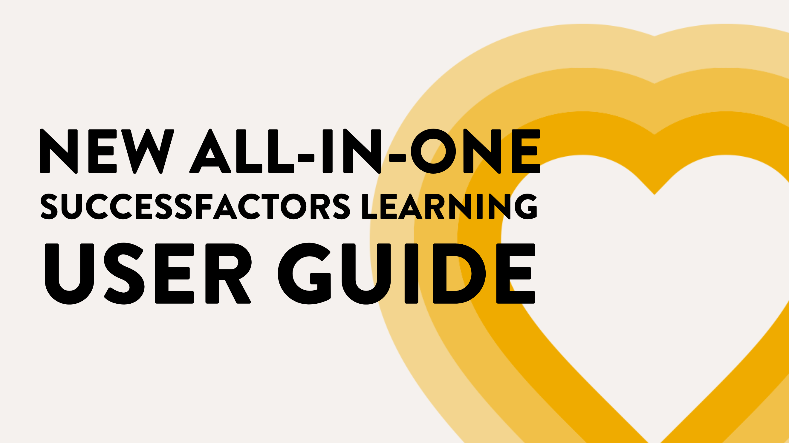 Success Factors Learning User Guide