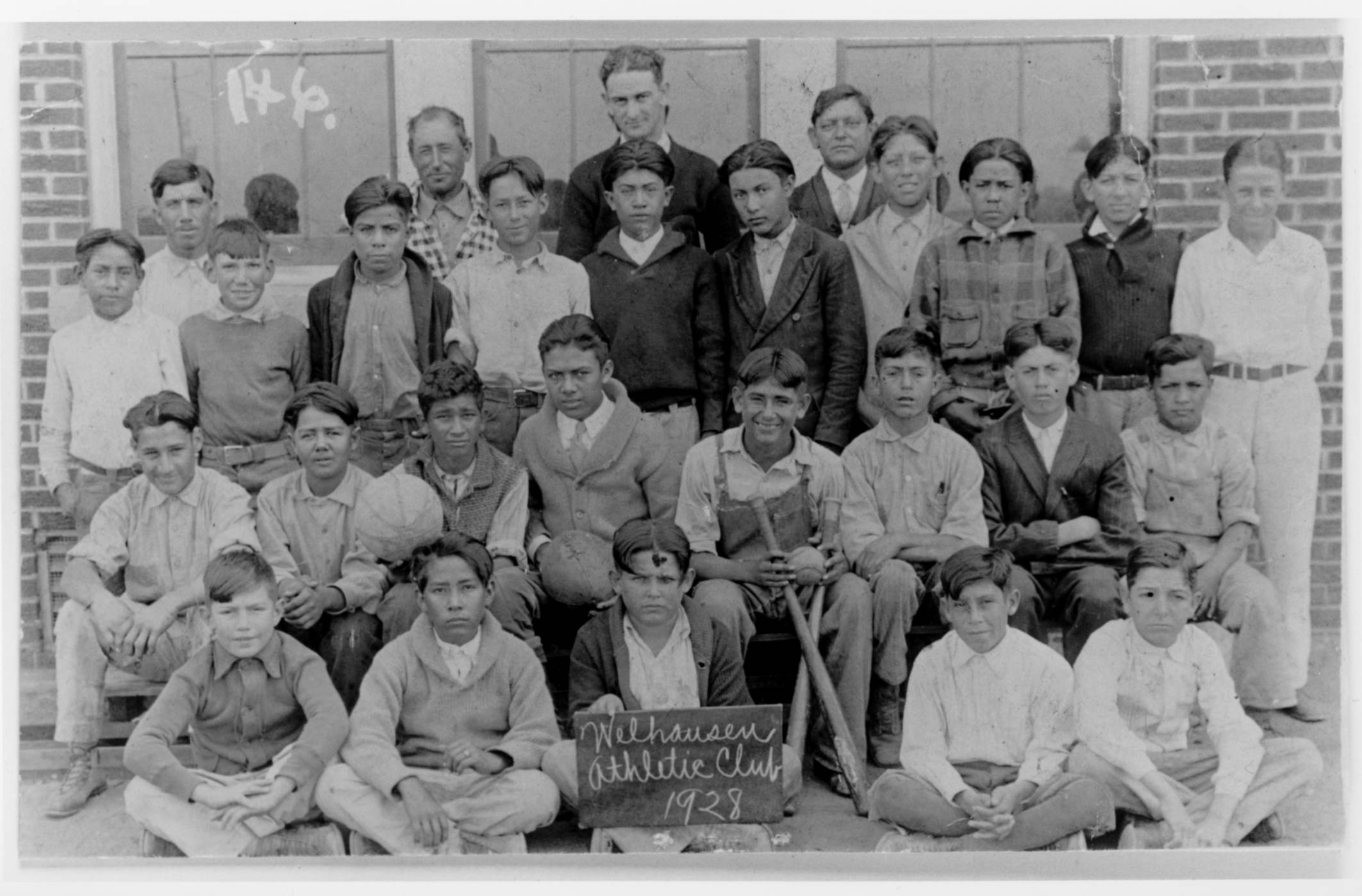 LBJ with a group of students in Cotulla, Texas, where he taught for a year to earn money to help pay for college. 