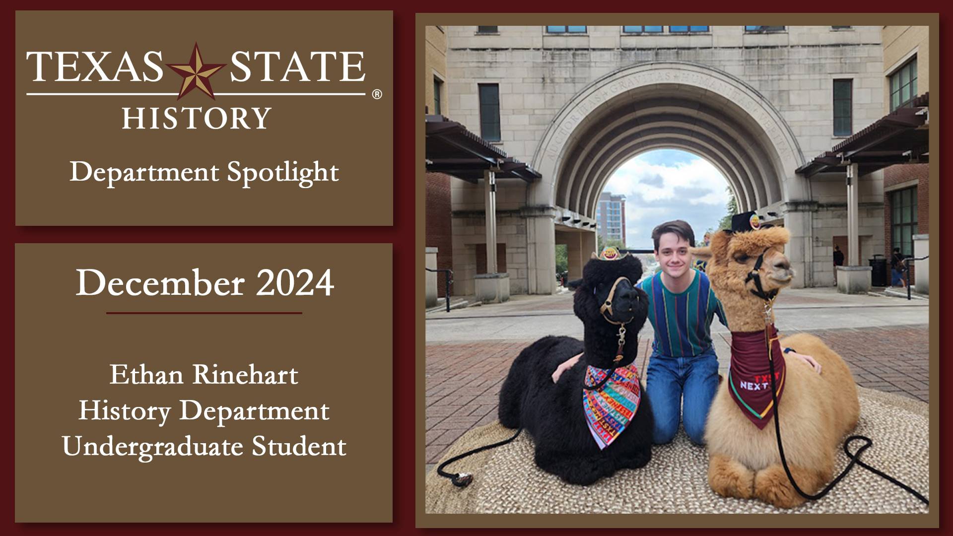 History Department Student Spotlight