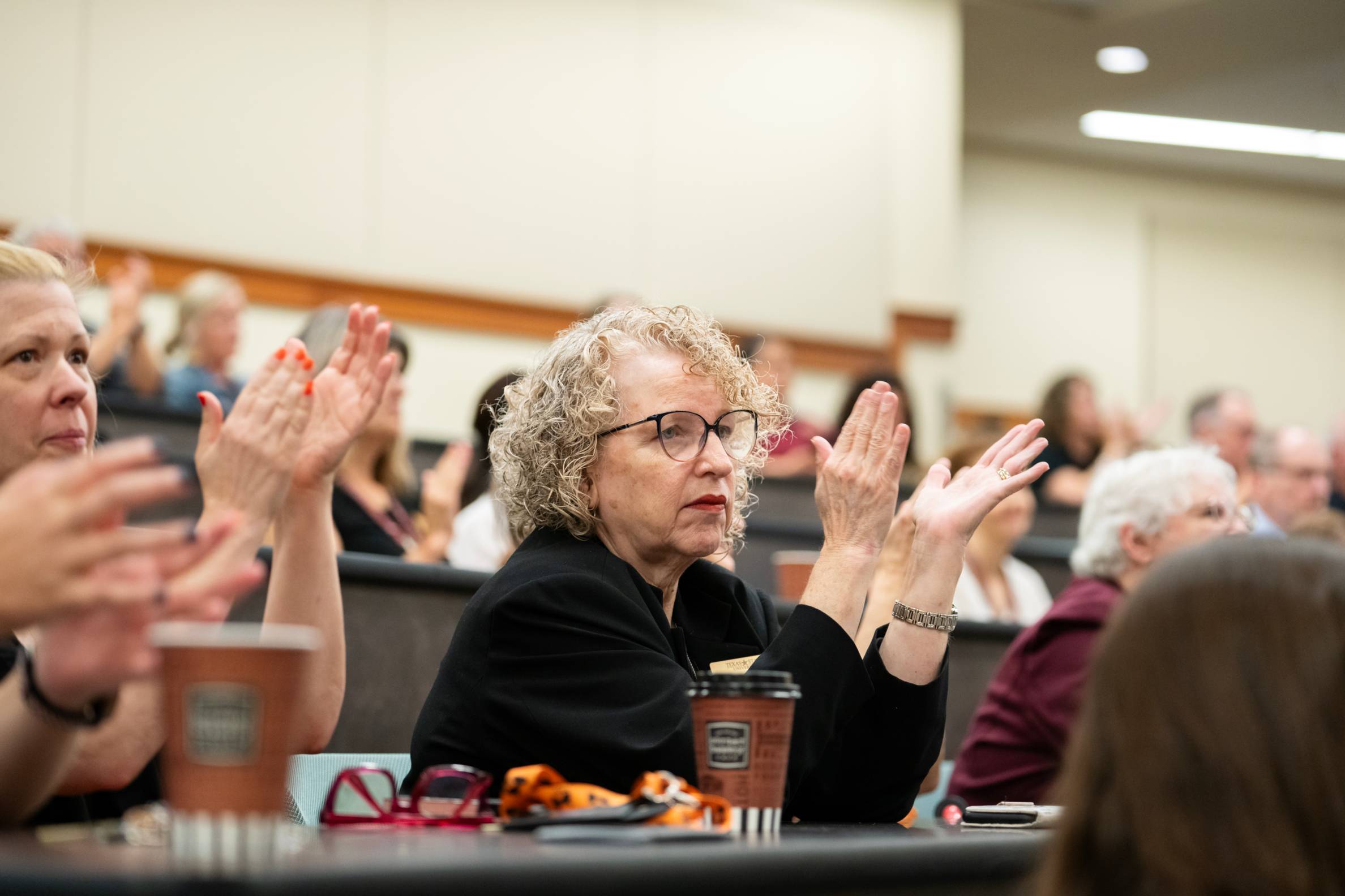 Ms. Lori in a conference.