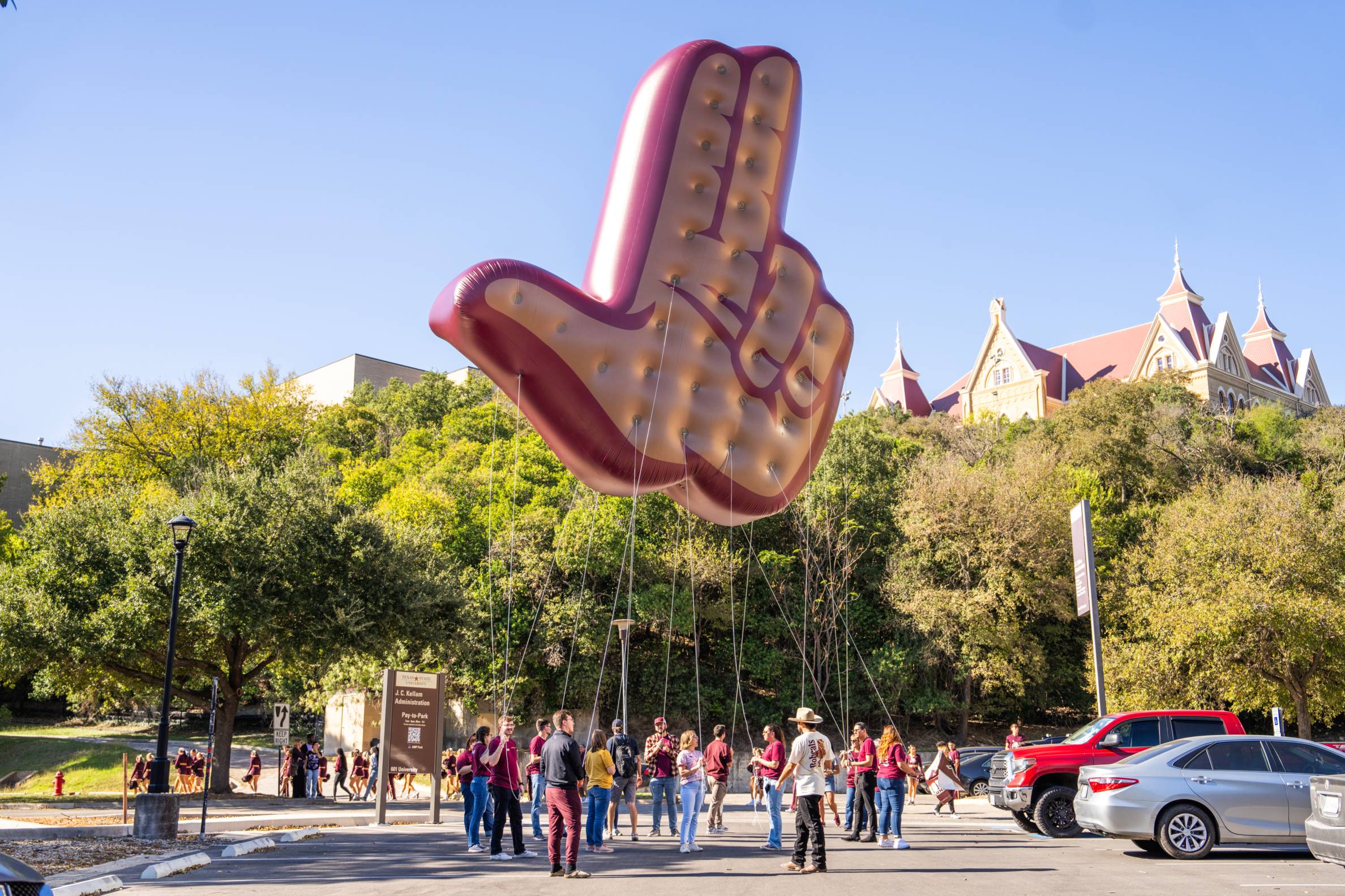 Spirit Parade in the Main Campus