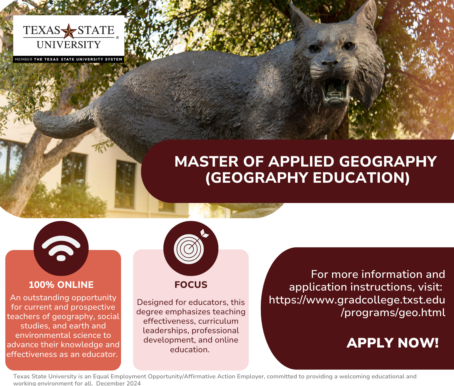 Online Masters in Geography Education