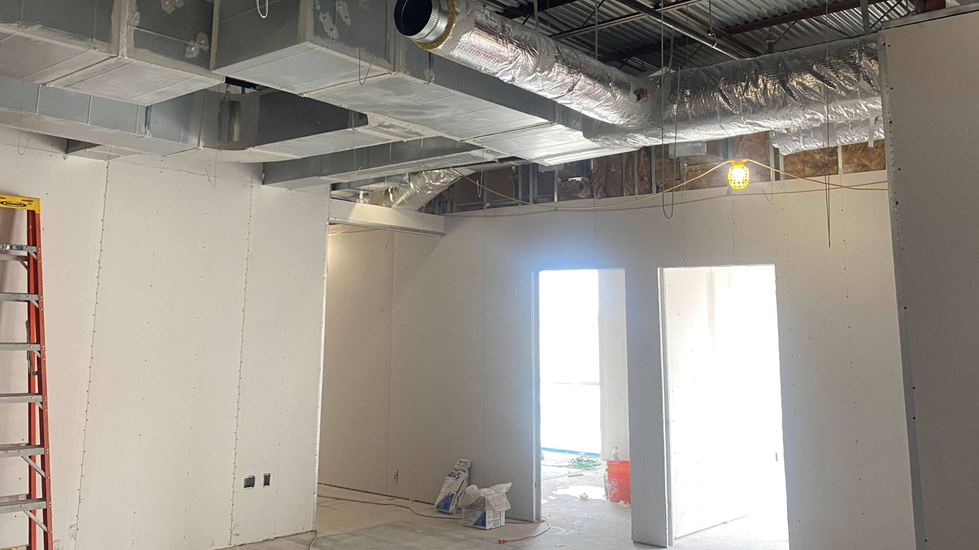 Drywall & Mechanical Progress - November 2024