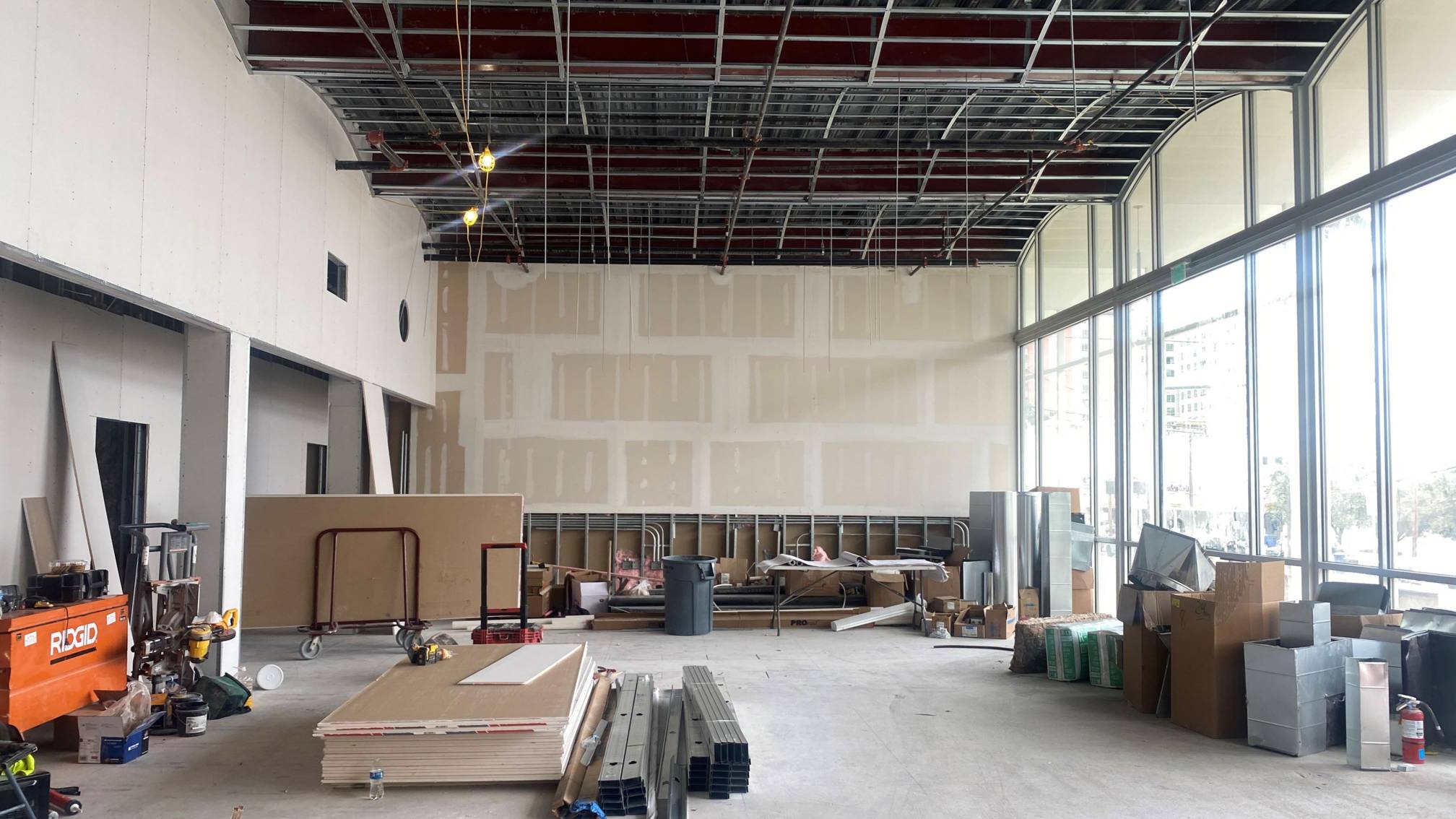 Entry Lobby Progress - November 2024